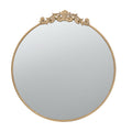 Baroque Gold Round Mirror